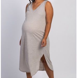 NWT Sleeveless Maternity Maxi Dress